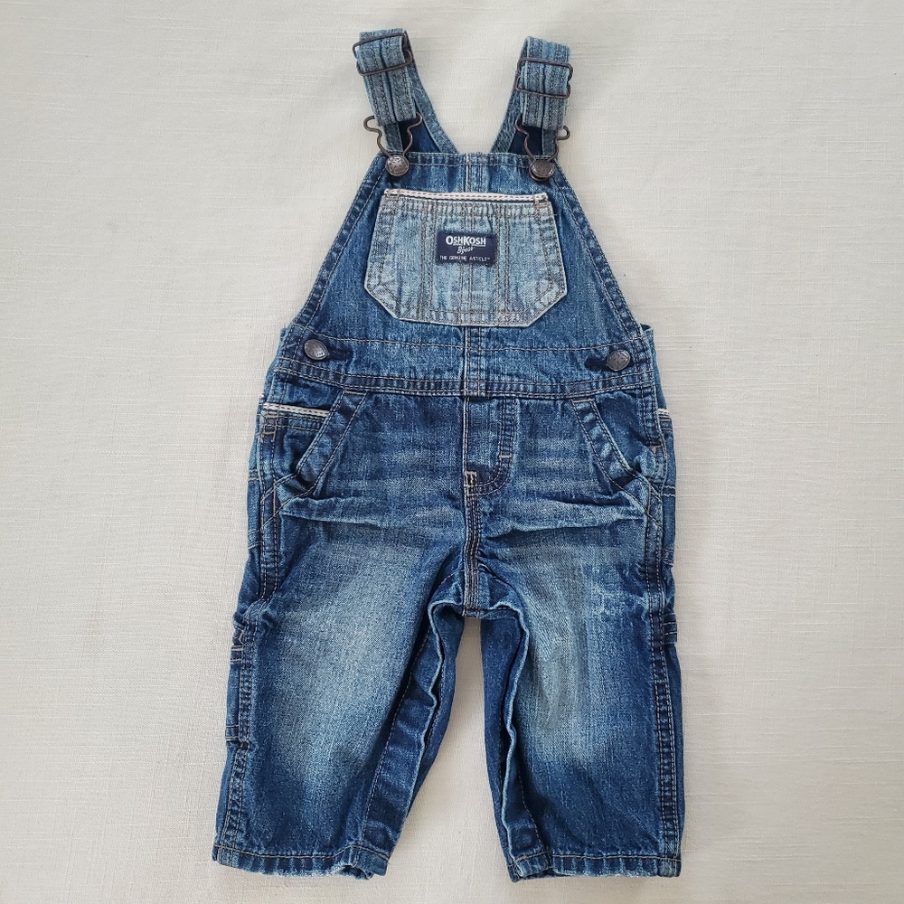 Oshkosh denim overalls 6 months